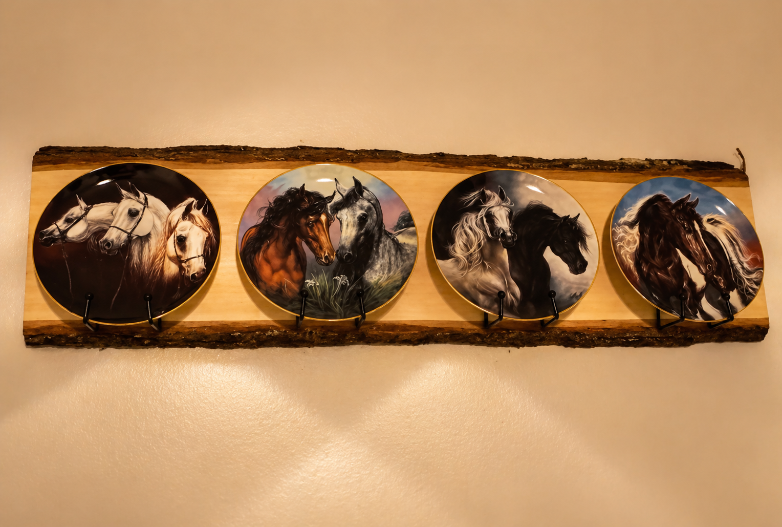 Decorative Plates in Second Bedroom